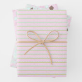 Niedlich Pink Christmas Geschenkpapier Set (Beispiel)