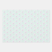 Niedlich Pink Christmas Geschenkpapier Set (Vorderseite)