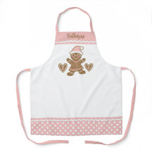 Niedlich Pink Christmas Girl Gingerbrei Cookie Sch