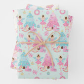 Niedlich Pink Christmas Nutcracker Ballerinas Geschenkpapier Set (Beispiel)