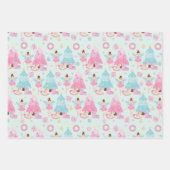 Niedlich Pink Christmas Nutcracker Ballerinas Geschenkpapier Set (Vorderseite)