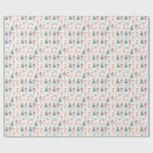 Niedlich Pink Christmas Nutcracker Ballet Geschenkpapier (Flach)