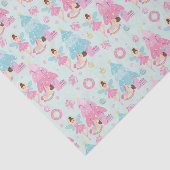 Niedlich Pink Christmas Nutcracker Ballet Seidenpapier (Ausschnitt)