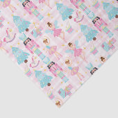 Niedlich Pink Christmas Nutcracker Ballet Seidenpapier (Ausschnitt)