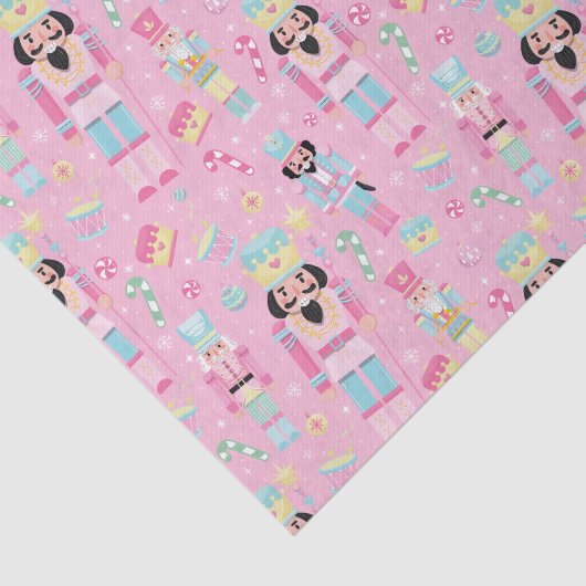 Niedlich Pink Christmas Nutcracker Ballet Seidenpapier (Ausschnitt)