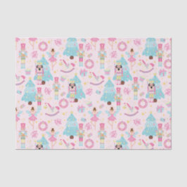 Niedlich Pink Christmas Nutcracker Ballet Seidenpapier