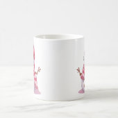 Niedlich Pink Christmas Snowman Kaffeetasse (Mittel)