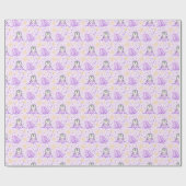 Niedlich Pink Christmas Sugarplum Pinguin Geschenkpapier (Flach)