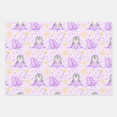 Niedlich Pink Christmas Sugarplum Pinguin Geschenkpapier Set (Vorderseite)