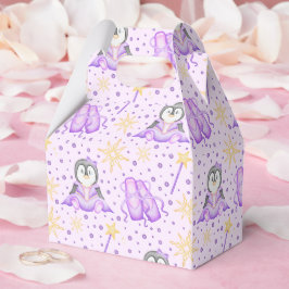 Niedlich Pink Christmas Sugarplum Pinguin Geschenkschachtel