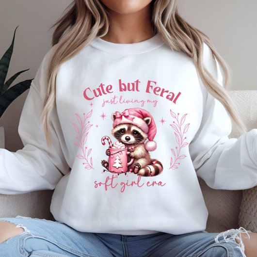 Niedlich Pink Christmas Sweatshirt