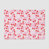 Niedlich Pink Coquette Cherry Blume Seidenpapier (Vorderseite)