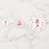 Niedlich Pink Coquette Cowgirl Bow Boots Hats Gebu Konfetti (Vorderseiten)