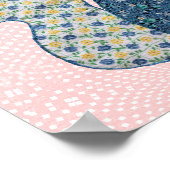 Niedlich Pink Country Style Eichhörnchen Baby Girl Poster (Ecke)