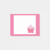 Niedlich Pink Cupcake, Personalisiert Post it Note Post-it Klebezettel (Vorderseite)