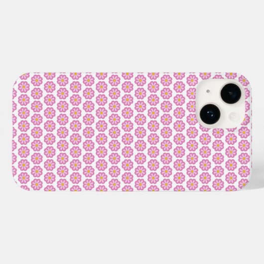 Niedlich Pink Daisy Blume Case-Mate iPhone Hülle (Rückseite (Horizontal))