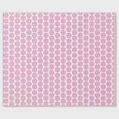 Niedlich Pink Daisy Blume Geschenkpapier (Flach)