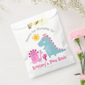 Niedlich Pink Dinosaurier Kawaii Girl Geburtstag V Geschenktütchen (Versiegelt)