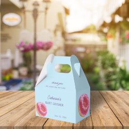 Niedlich Pink Donut Babydusche Geschenkschachtel