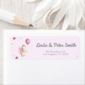 Niedlich Pink Dragon Baby Dusche Rücksendeadresse (Insitu)