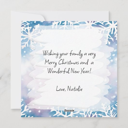 Niedlich Pink Elf | Frohe Weihnachten Personalisie (Rückseite)