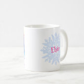 Niedlich Pink Elf Whimsisches Weihnachtsfest Kaffeetasse (VorderseiteRechts)