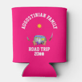 Niedlich-Pink-Familienfahrt Dosenkühler (Rückseite)