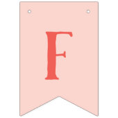 Niedlich Pink First Birthday Ballon Banner (Zweite Fahne)