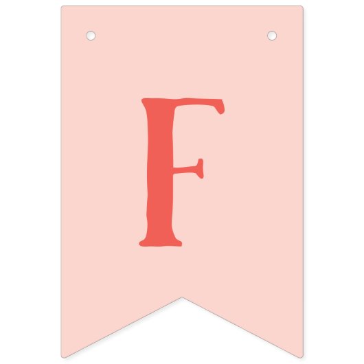 Niedlich Pink First Birthday Ballon Banner (Zweite Fahne)