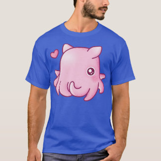 Niedlich Pink Flapjack Octopus T-Shirt
