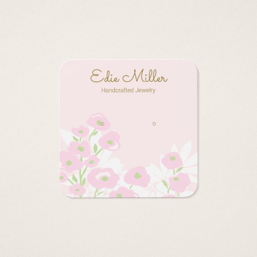 Niedlich Pink Floral Script Stuhlvortrag (Vorderseite)