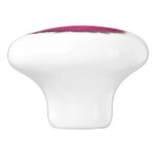 Niedlich Pink Fluffy Kitty Cat Keramikknauf (Seitenansicht)