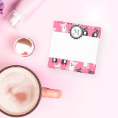 Niedlich Pink French Bulldog Pattern Post-it Klebezettel