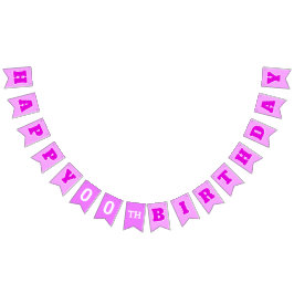 Niedlich PINK Geburtstag Wimpelkette