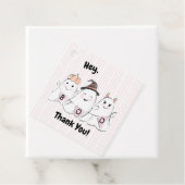 Niedlich Pink Ghost Boos Halloween Geschenkanhänger (Beispiel)