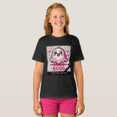 Niedlich Pink Ghost: Sweet and Spooky - Kinder Mäd T-Shirt (Vorne ganz)