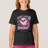 Niedlich Pink Ghost: Sweet and Spooky - Kinder Mäd T-Shirt (Vorderseite)