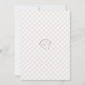 Niedlich Pink Ghosts Kinderhals Halloween Einladung (Rückseite)