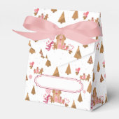 Niedlich Pink Gingerbrot Candy Cane Tent Gevor Box Geschenkschachtel (Vorderseite)