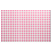Niedlich Pink Gingham Pattern Personalisiert Stoff (Yard (91,4 cm))