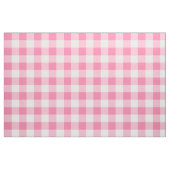 Niedlich Pink Gingham Pattern Personalisiert Stoff (Fat Quarter (45,7 x 55,9 cm))
