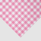 Niedlich Pink Gingham Pattern Seidenpapier (Ausschnitt)