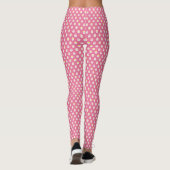 Niedlich Pink Girl Blumen Leggings (Rückseite)