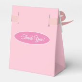 Niedlich Pink Girl Danke Geschenkschachtel (Rückseite)