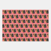 Niedlich Pink Girly Boxer Dog Geschenkpapier Set (Vorderseite 3)