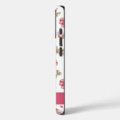 Niedlich Pink Girly Cowgirl Coquette Personalisier Case-Mate iPhone Hülle (Rückseite / Links)
