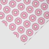 Niedlich Pink Glitzern Donuts Kindergeburtstag Seidenpapier (Ausschnitt)