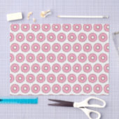 Niedlich Pink Glitzern Donuts Kindergeburtstag Seidenpapier (Handwerk)