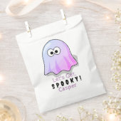 Niedlich Pink Google Eyes Ghost: Spooky & Whimsica Geschenktütchen (Ausgeschnitten)