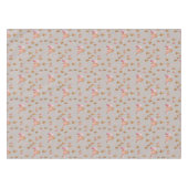 Niedlich Pink Gray Gingerbrett Candy Canes Tablecl Tischdecke (Vorderseite (Horizontal))